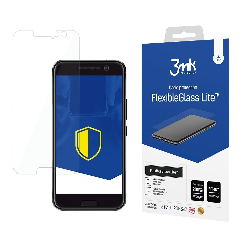 HTC 10 - 3mk FlexibleGlass Lite™ screen protector hind ja info | Ekraani kaitseklaasid ja kaitsekiled | hansapost.ee