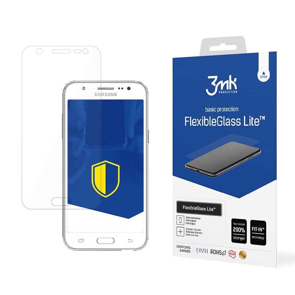 Samsung Galaxy J5 - 3mk FlexibleGlass Lite™ screen protector цена и информация | Ekraani kaitseklaasid ja kaitsekiled | hansapost.ee