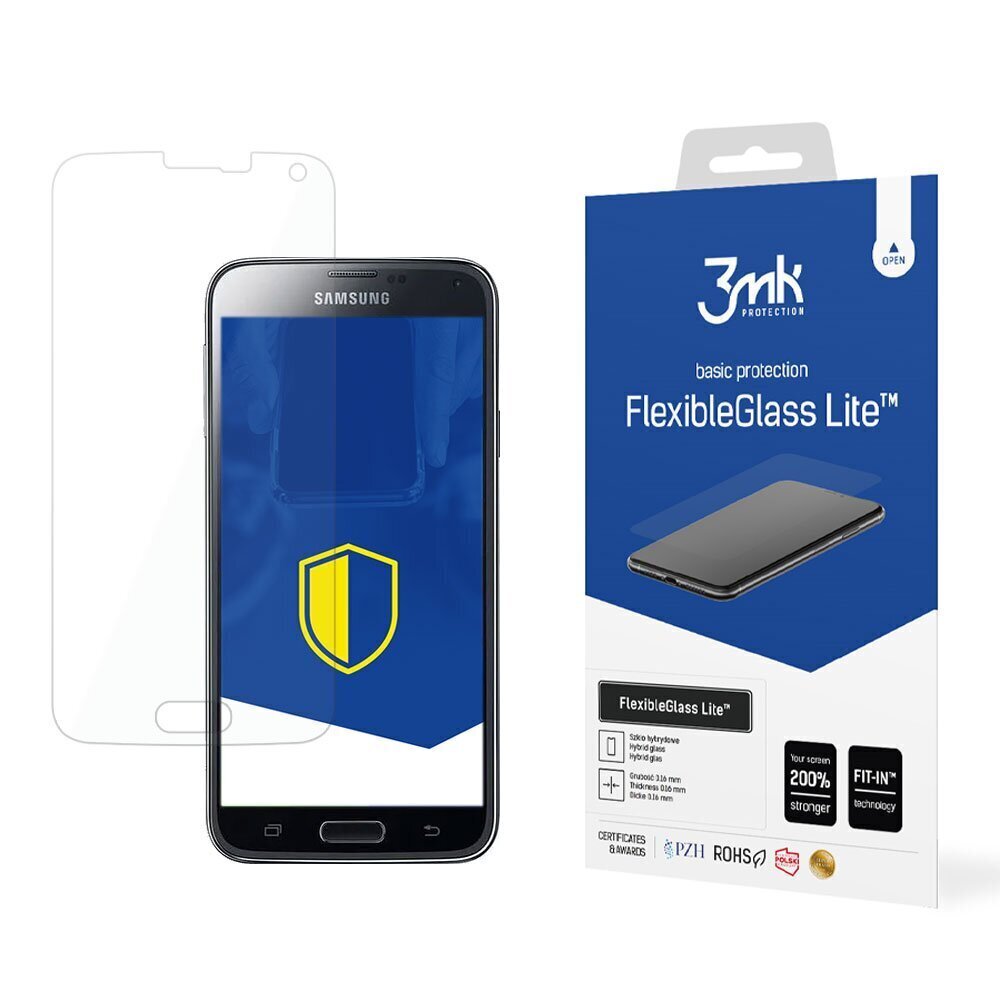 Samsung Galaxy S5 Neo G903F - 3mk FlexibleGlass Lite™ screen protector цена и информация | Ekraani kaitseklaasid ja kaitsekiled | hansapost.ee
