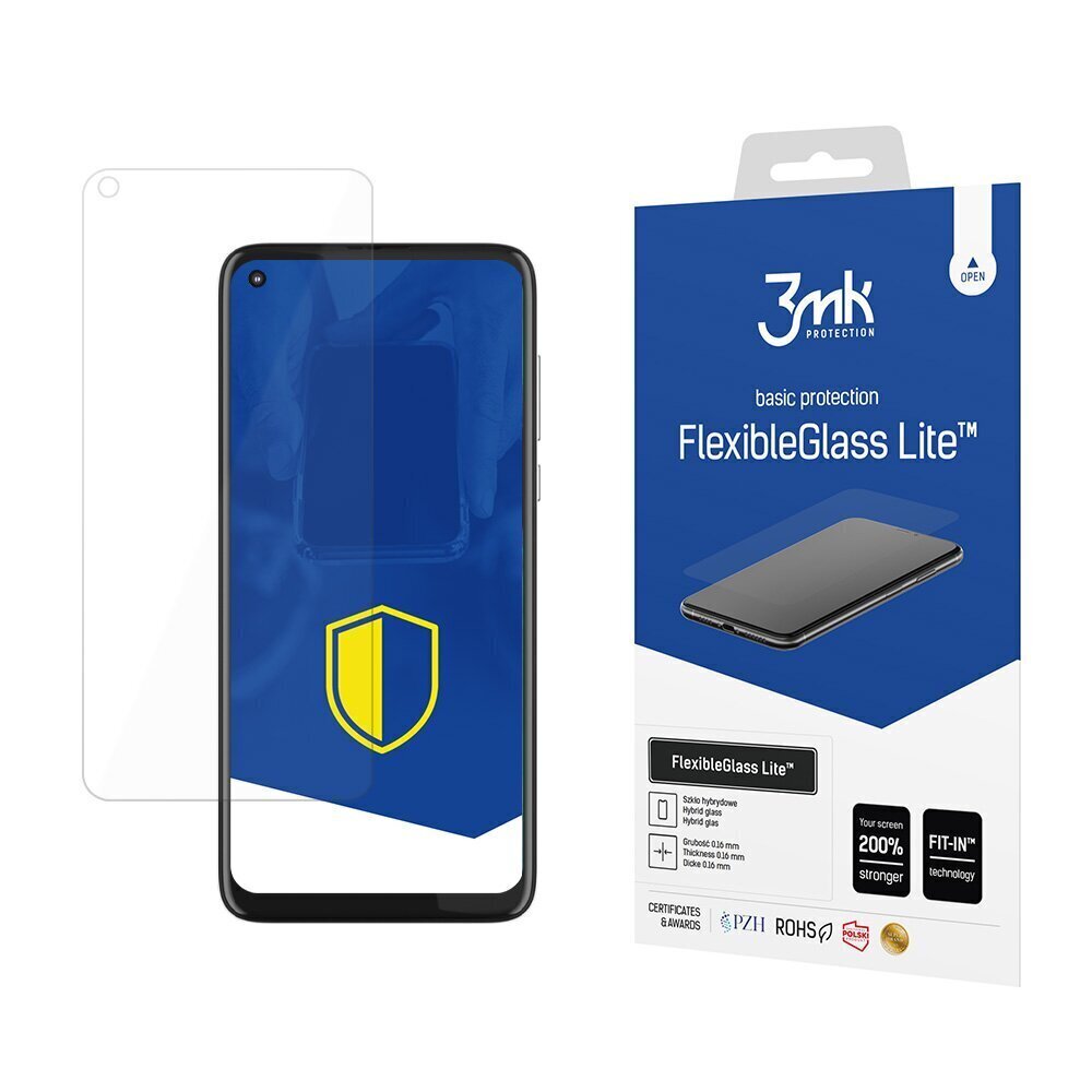 Motorola Moto G8 - 3mk FlexibleGlass Lite™ screen protector цена и информация | Ekraani kaitseklaasid ja kaitsekiled | hansapost.ee