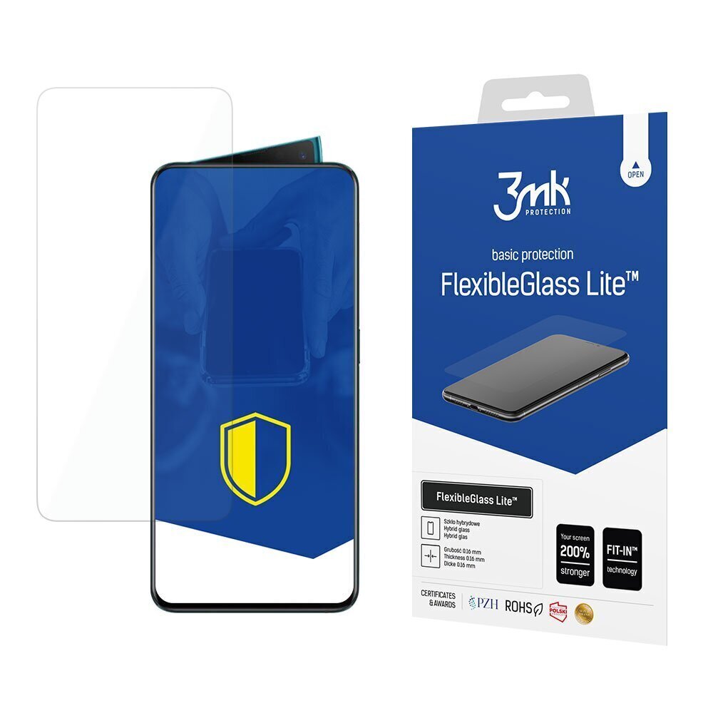Oppo Reno - 3mk FlexibleGlass Lite™ screen protector hind ja info | Ekraani kaitseklaasid ja kaitsekiled | hansapost.ee