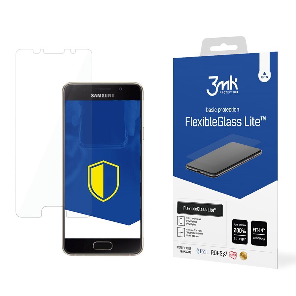 Samsung Galaxy A3 2016 A310F - 3mk FlexibleGlass Lite™ screen protector цена и информация | Ekraani kaitseklaasid ja kaitsekiled | hansapost.ee