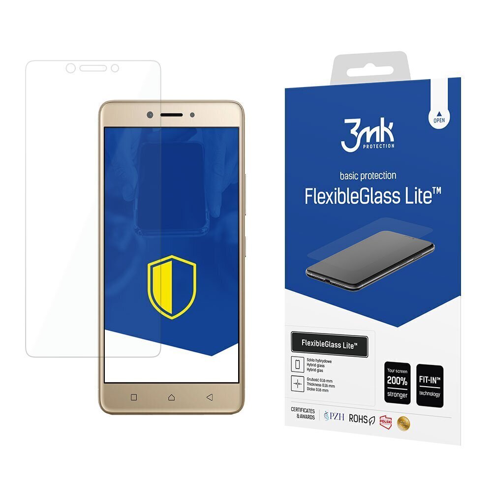 Lenovo K6 Note - 3mk FlexibleGlass Lite™ screen protector цена и информация | Ekraani kaitseklaasid ja kaitsekiled | hansapost.ee