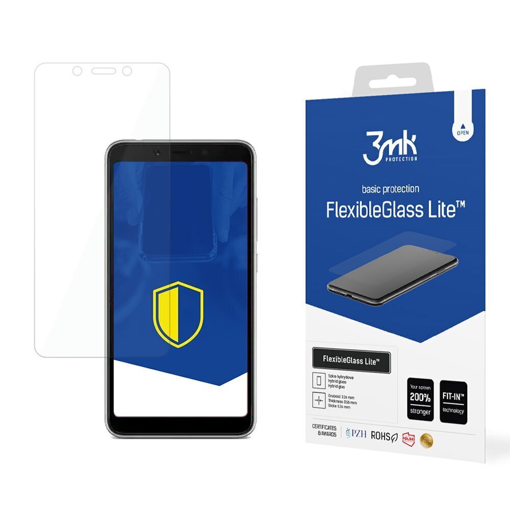 Xiaomi Redmi 6 Global - 3mk FlexibleGlass Lite™ screen protector цена и информация | Ekraani kaitseklaasid ja kaitsekiled | hansapost.ee