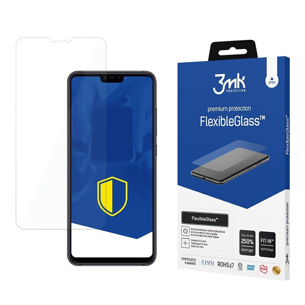 Xiaomi Mi8 Lite Global - 3mk FlexibleGlass Lite™ screen protector hind ja info | Ekraani kaitseklaasid ja kaitsekiled | hansapost.ee