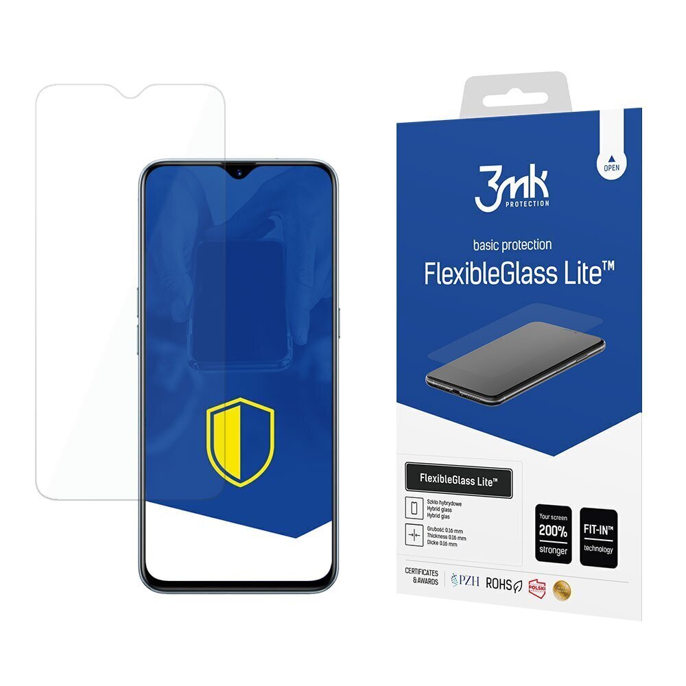 Realme X2 - 3mk FlexibleGlass Lite™ screen protector цена и информация | Ekraani kaitseklaasid ja kaitsekiled | hansapost.ee