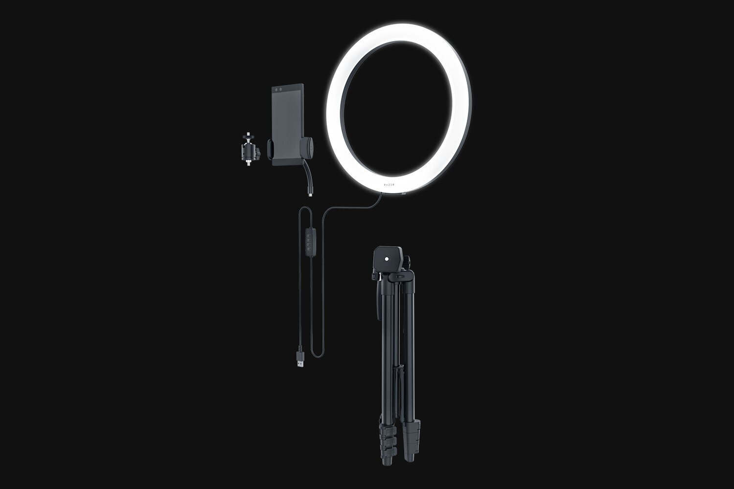 Razer videovalgusti Ring Light 12" USB LED hind ja info | Fotovalgustid, ringvalgustid ja fotostuudiod | hansapost.ee