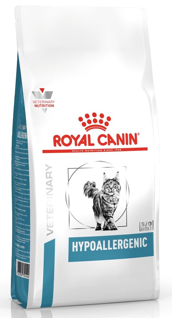 Kuivtoit Royal Canin allergilistele kassidele Cat hypoallergenic, 2,5 kg hind ja info | Kassi kuivtoit ja kassikrõbinad | hansapost.ee