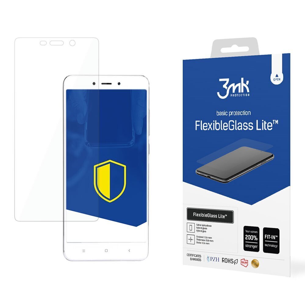 Xiaomi Redmi 4 Pro - 3mk FlexibleGlass Lite™ screen protector hind ja info | Ekraani kaitseklaasid ja kaitsekiled | hansapost.ee