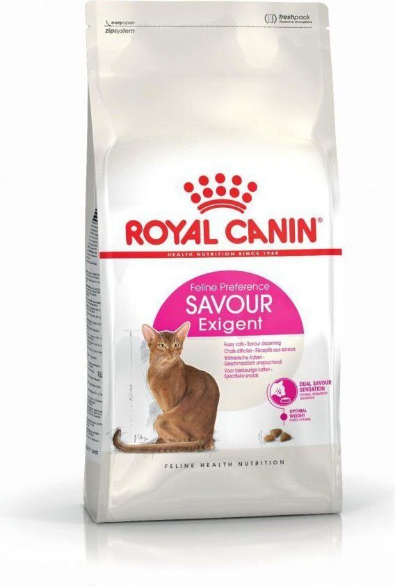 Royal Canin tujukatele kassidele Exigent Savour, 0,4 kg цена и информация | Kassi kuivtoit ja kassikrõbinad | hansapost.ee