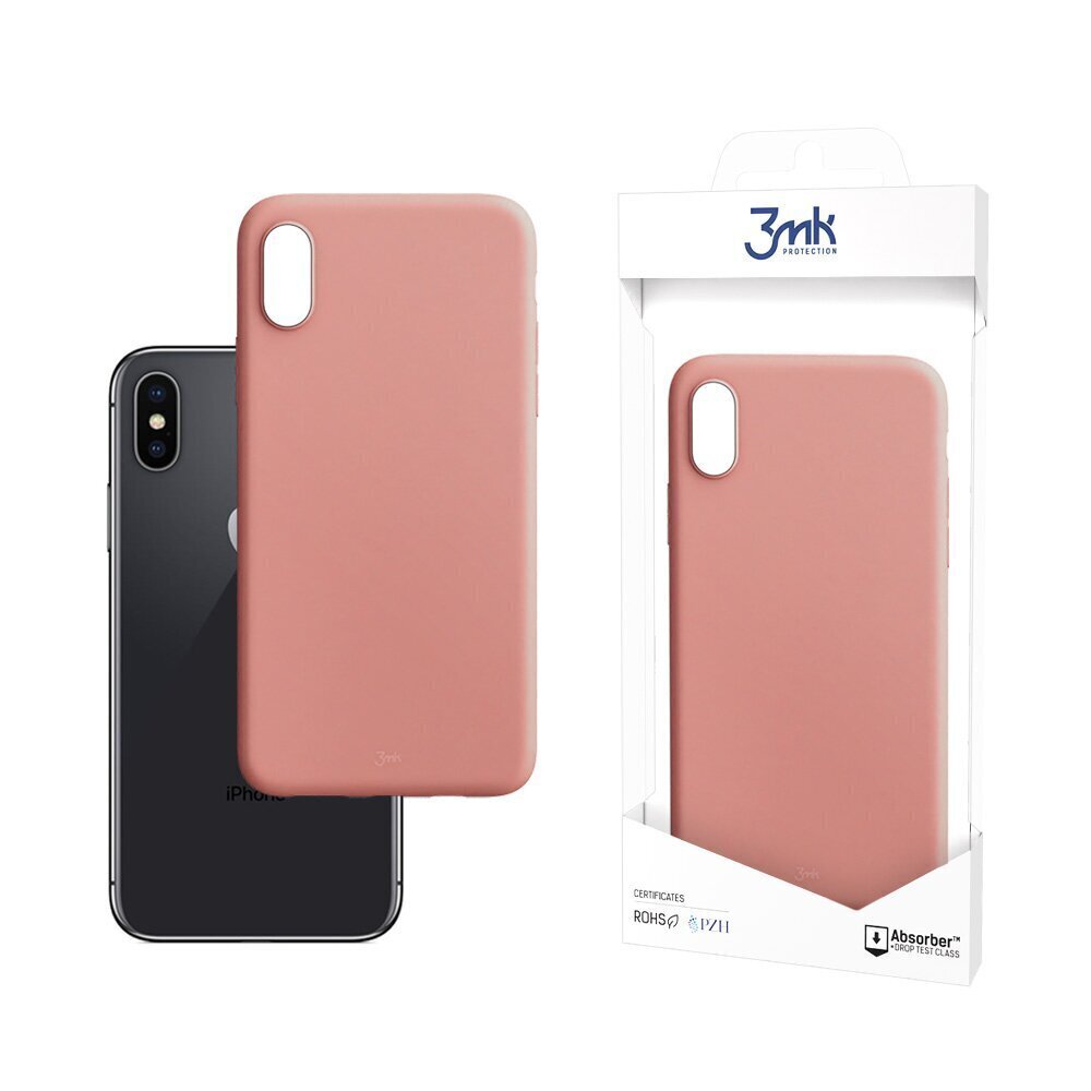 Apple iPhone X/XS - 3mk Matt Case lychee цена и информация | Telefonide kaitsekaaned ja -ümbrised | hansapost.ee