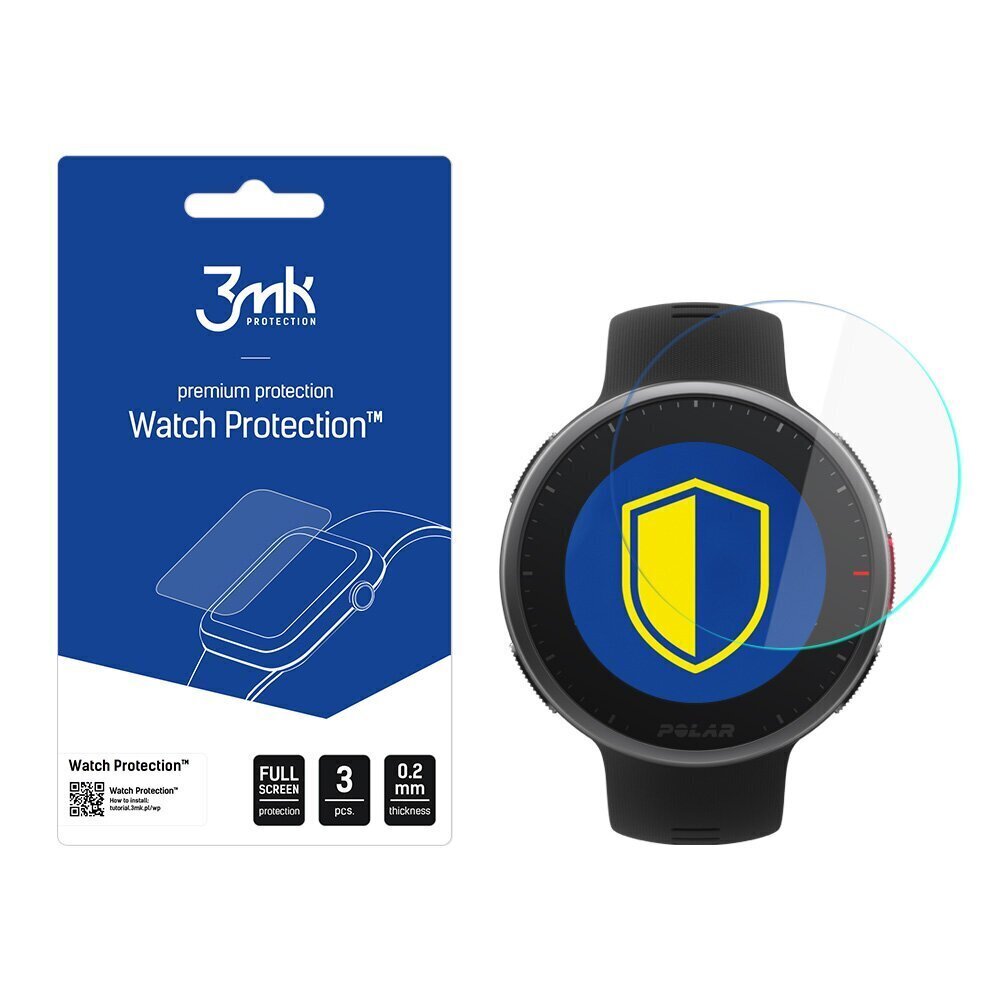 Polar Vantage V2 - 3mk Watch Protection™ v. FlexibleGlass Lite screen protector цена и информация | Nutikellade aksessuaarid ja tarvikud | hansapost.ee