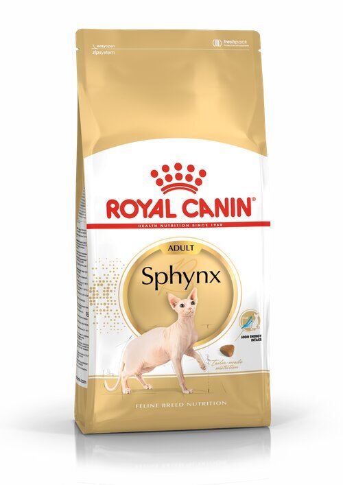 Royal Canin Sfinks tõugu kassidele Adult, 2 kg цена и информация | Kassi kuivtoit ja kassikrõbinad | hansapost.ee