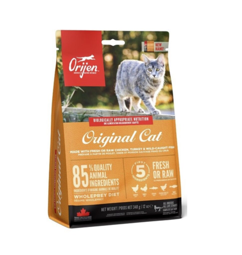 Kuivtoit kassidele Orijen Cat & Kitten, 1.8 kg цена и информация | Kassi kuivtoit ja kassikrõbinad | hansapost.ee