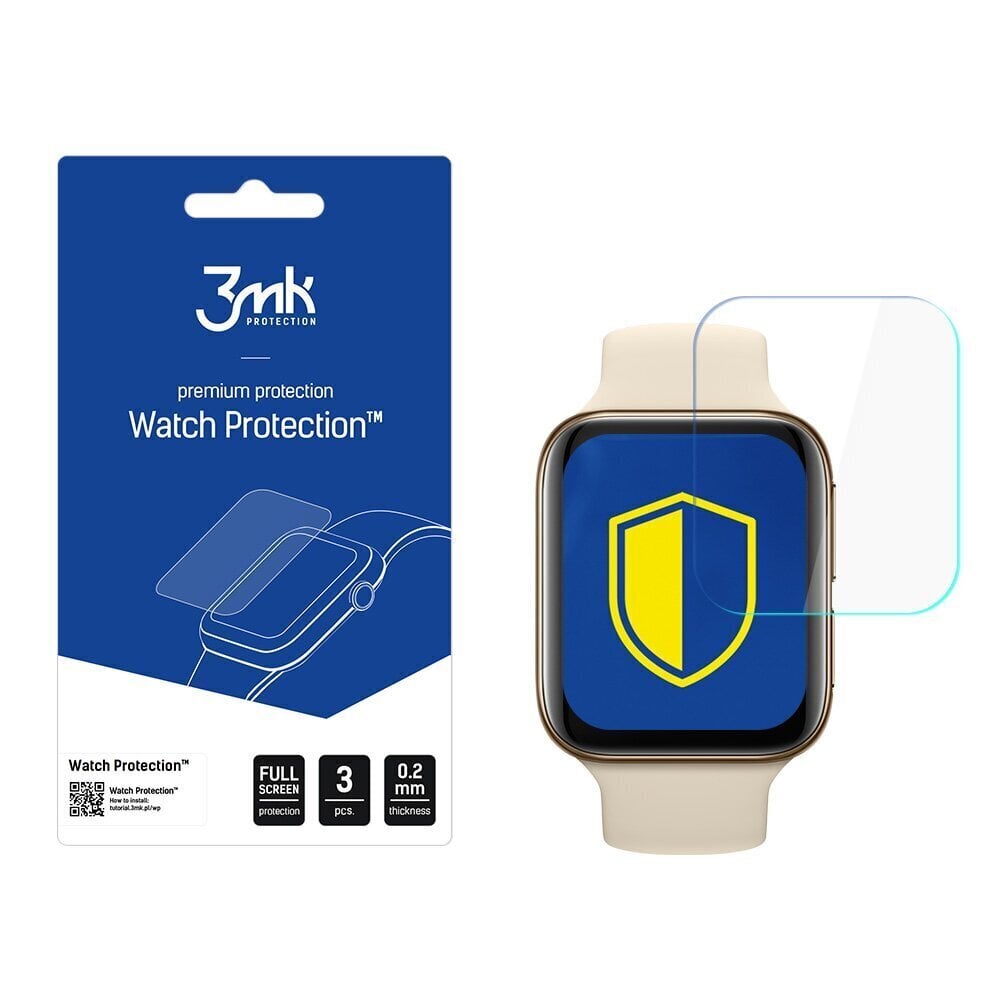 OPPO Watch 46mm - 3mk Watch Protection™ v. ARC+ screen protector hind ja info | Nutikellade aksessuaarid ja tarvikud | hansapost.ee