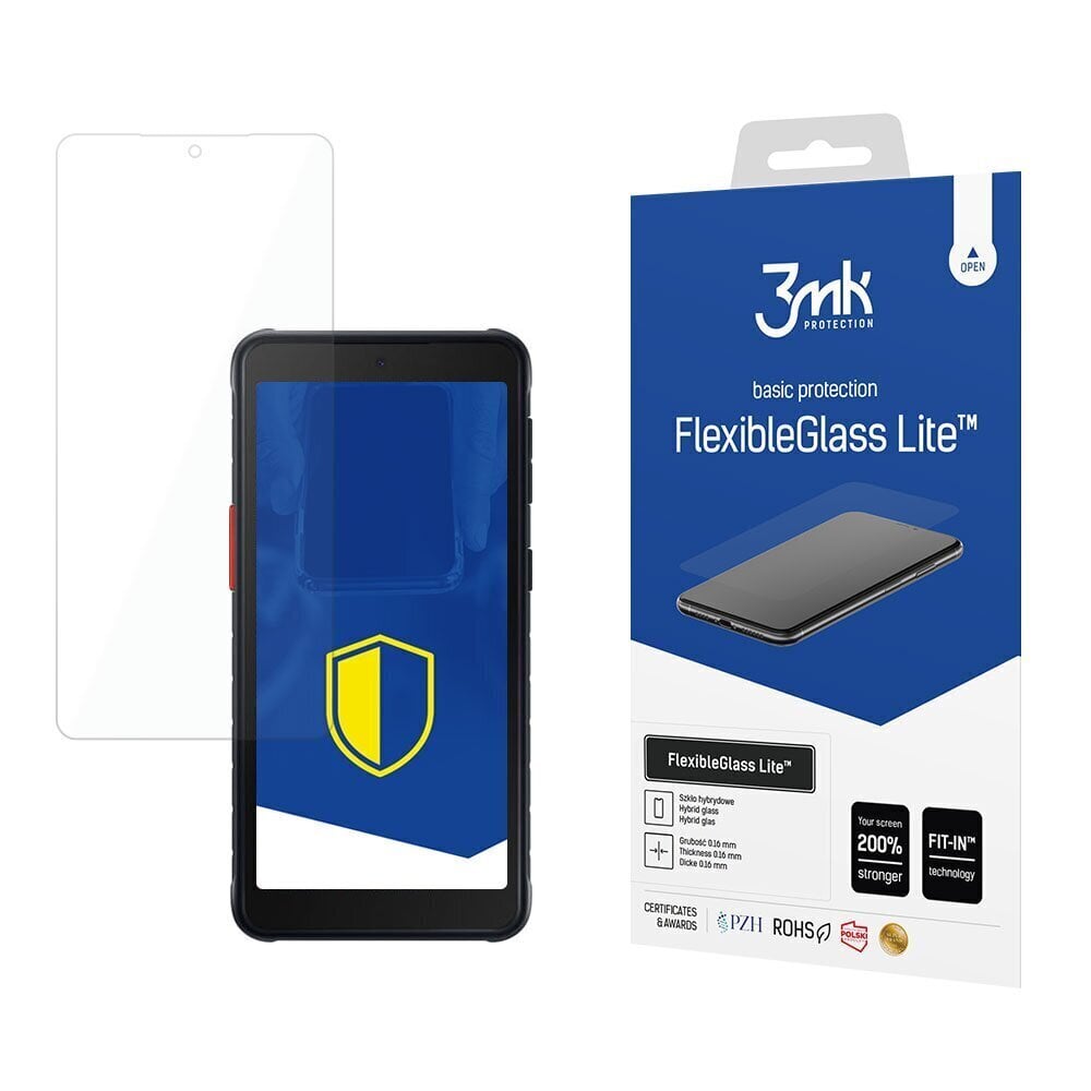 Samsung Galaxy Xcover 5 - 3mk FlexibleGlass Lite™ screen protector цена и информация | Ekraani kaitseklaasid ja kaitsekiled | hansapost.ee