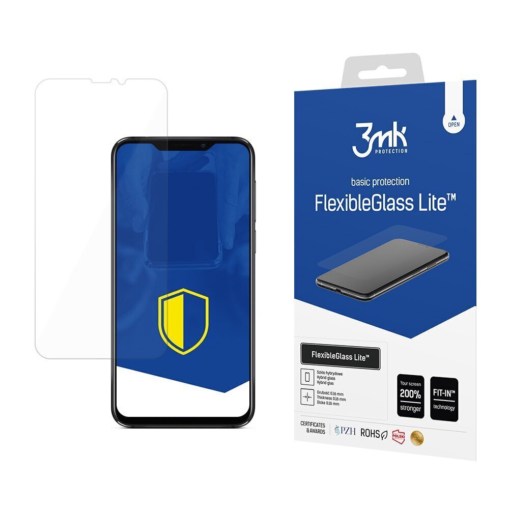 Meizu X8 - 3mk FlexibleGlass Lite™ screen protector цена и информация | Ekraani kaitseklaasid ja kaitsekiled | hansapost.ee