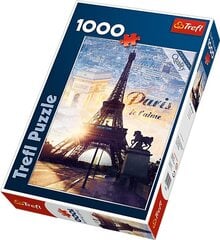 Головоломка пазл «Париж» Trefl, 1000 дет. цена и информация | Пазлы | hansapost.ee