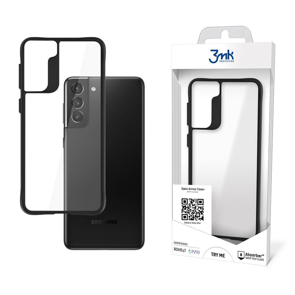 Samsung Galaxy S21+ 5G - 3mk Satin Armor Case+ hind ja info | Telefonide kaitsekaaned ja -ümbrised | hansapost.ee