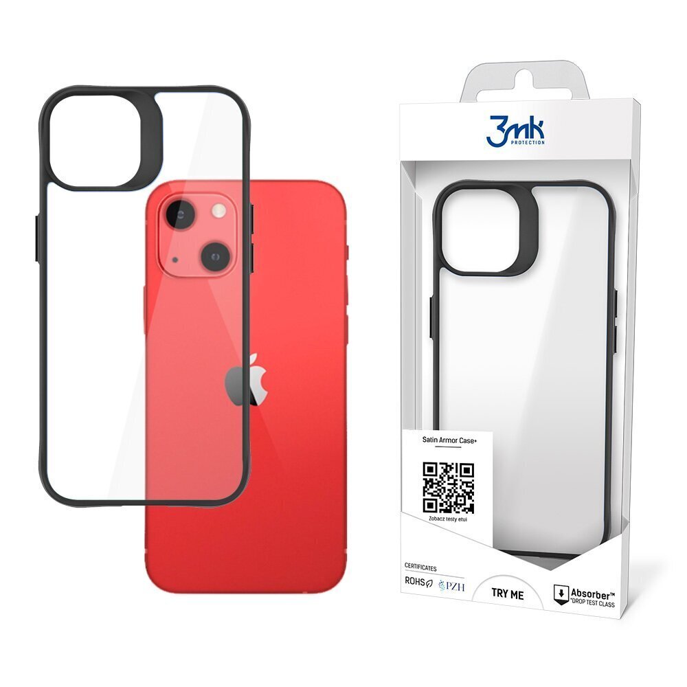 Apple iPhone 13 Mini - 3mk Satin Armor Case+ hind ja info | Telefonide kaitsekaaned ja -ümbrised | hansapost.ee