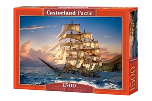 Pusle Castorland Puzzle Sailing at Sunset, 1500-osaline hind ja info | Pusled lastele ja täiskasvanutele | hansapost.ee