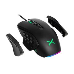 Delux Wired Gaming Mouse replaceable side RGB M631 цена и информация | Мыши | hansapost.ee
