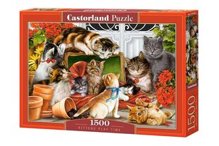 Pusle Castorland Kittens Play Time, 1500 osa hind ja info | Pusled lastele ja täiskasvanutele | hansapost.ee