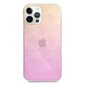 Guess case for iPhone 12 / 12 Pro 6,1" GUHCP12M3D4GGPG pink hard case 3D Raised 4G Gradient hind ja info | Telefonide kaitsekaaned ja -ümbrised | hansapost.ee