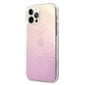 Guess case for iPhone 12 / 12 Pro 6,1" GUHCP12M3D4GGPG pink hard case 3D Raised 4G Gradient hind ja info | Telefonide kaitsekaaned ja -ümbrised | hansapost.ee