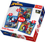 Pusle komplekt Trefl 3 in 1 Spiderman, 20+50+36 hind ja info | Pusled lastele ja täiskasvanutele | hansapost.ee