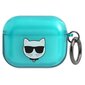 Karl Lagerfeld case for Airpods Pro KLAPUCHFL blue Choupette цена и информация | Kõrvaklapid | hansapost.ee