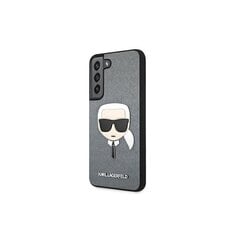 Karl Lagerfeld чехол для Samsung Galaxy S22 Plus KLHCS22MSAKHSL hard чехол silver Saffiano Karl`s Head цена и информация | Чехлы для телефонов | hansapost.ee