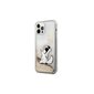 Karl Lagerfeld case for iPhone 12 Pro Max 6,7" KLHCP12LGCFD hard case gold Liquid Glitter Choupette Fun цена и информация | Telefonide kaitsekaaned ja -ümbrised | hansapost.ee