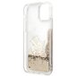 Karl Lagerfeld case for iPhone 12 Pro Max 6,7" KLHCP12LGCFD hard case gold Liquid Glitter Choupette Fun hind ja info | Telefonide kaitsekaaned ja -ümbrised | hansapost.ee