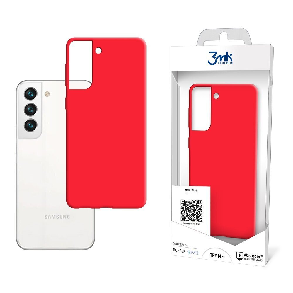 Samsung Galaxy S22 - 3mk Matt Case strawberry цена и информация | Telefonide kaitsekaaned ja -ümbrised | hansapost.ee