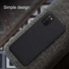 Nillkin Super Frosted Back Cover for Samsung Galaxy A03s Black цена и информация | Чехлы для телефонов | hansapost.ee