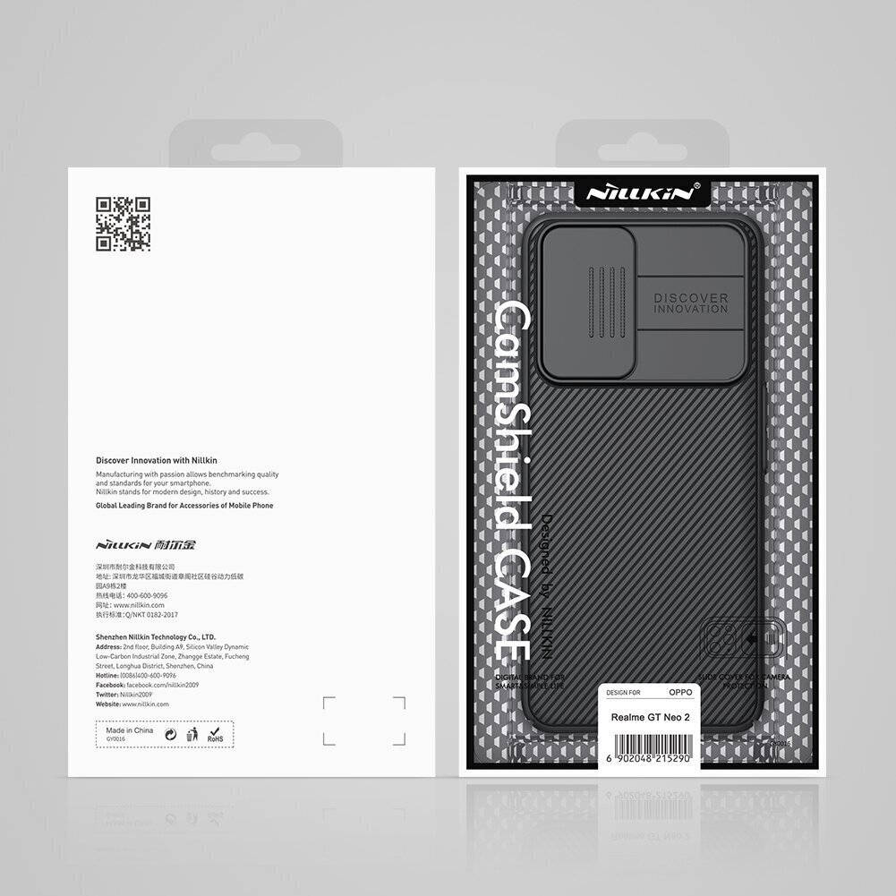 Nillkin CamShield Hard Case for Realme GT Neo 2/GT2 Black hind ja info | Telefonide kaitsekaaned ja -ümbrised | hansapost.ee