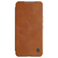 Nillkin Qin Book PRO Case for Samsung Galaxy S22 Brown hind ja info | Telefonide kaitsekaaned ja -ümbrised | hansapost.ee