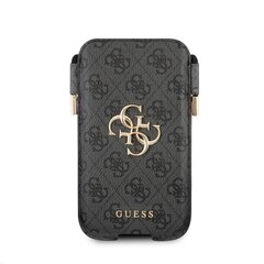 Guess PU 4G Metal Logo Pouch L Grey цена и информация | Чехлы для телефонов | hansapost.ee