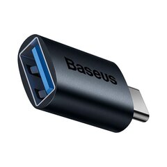 Baseus Ingenuity USB-C to USB-A adapter OTG (blue) цена и информация | Baseus Компьютерная техника | hansapost.ee