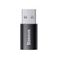 Baseus Ingenuity USB-A to USB-C adapter OTG (black) hind ja info | USB adapterid ja jagajad | hansapost.ee