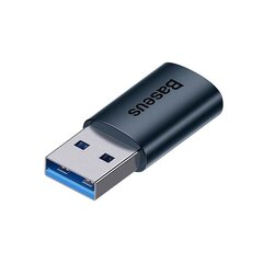 Baseus Ingenuity USB-A to USB-C adapter OTG (blue) цена и информация | Адаптеры и USB-hub | hansapost.ee