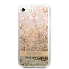 Guess Liquid Glitter Paisley Case for iPhone 7/8/SE2020/SE2022 Gold цена и информация | Чехлы для телефонов | hansapost.ee