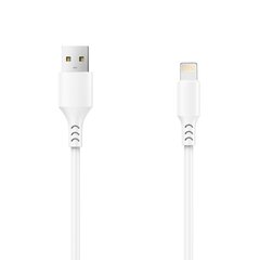 Setty cable USB - Lightning 3,0 m 2A white NEW цена и информация | Кабели для телефонов | hansapost.ee