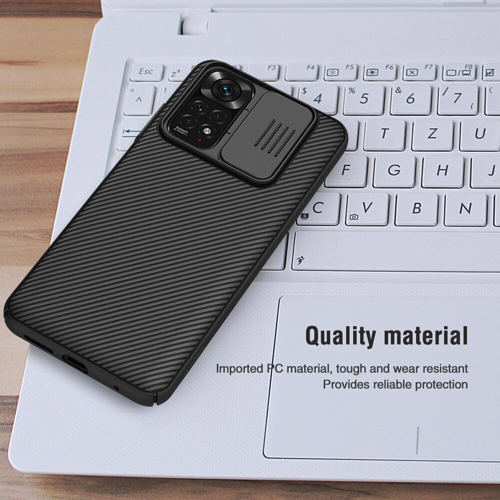 Nillkin CamShield Back Cover for Xiaomi Redmi Note 11 Black цена и информация | Telefonide kaitsekaaned ja -ümbrised | hansapost.ee