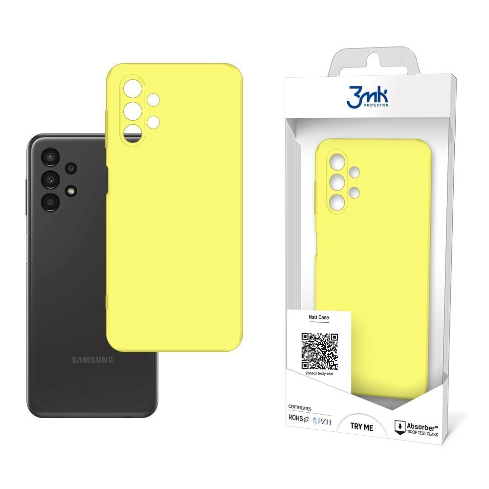 Samsung Galaxy A13 4G - 3mk Matt Case lime hind ja info | Telefonide kaitsekaaned ja -ümbrised | hansapost.ee