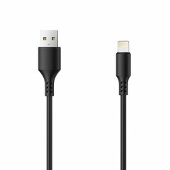 Setty cable USB - Lightning 3,0 m 2A black NEW цена и информация | Кабели для телефонов | hansapost.ee