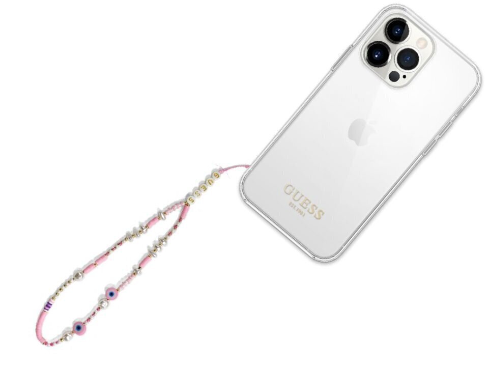 Guess Phone Strap Beads Shell Pink цена и информация | Telefonihoidjad | hansapost.ee