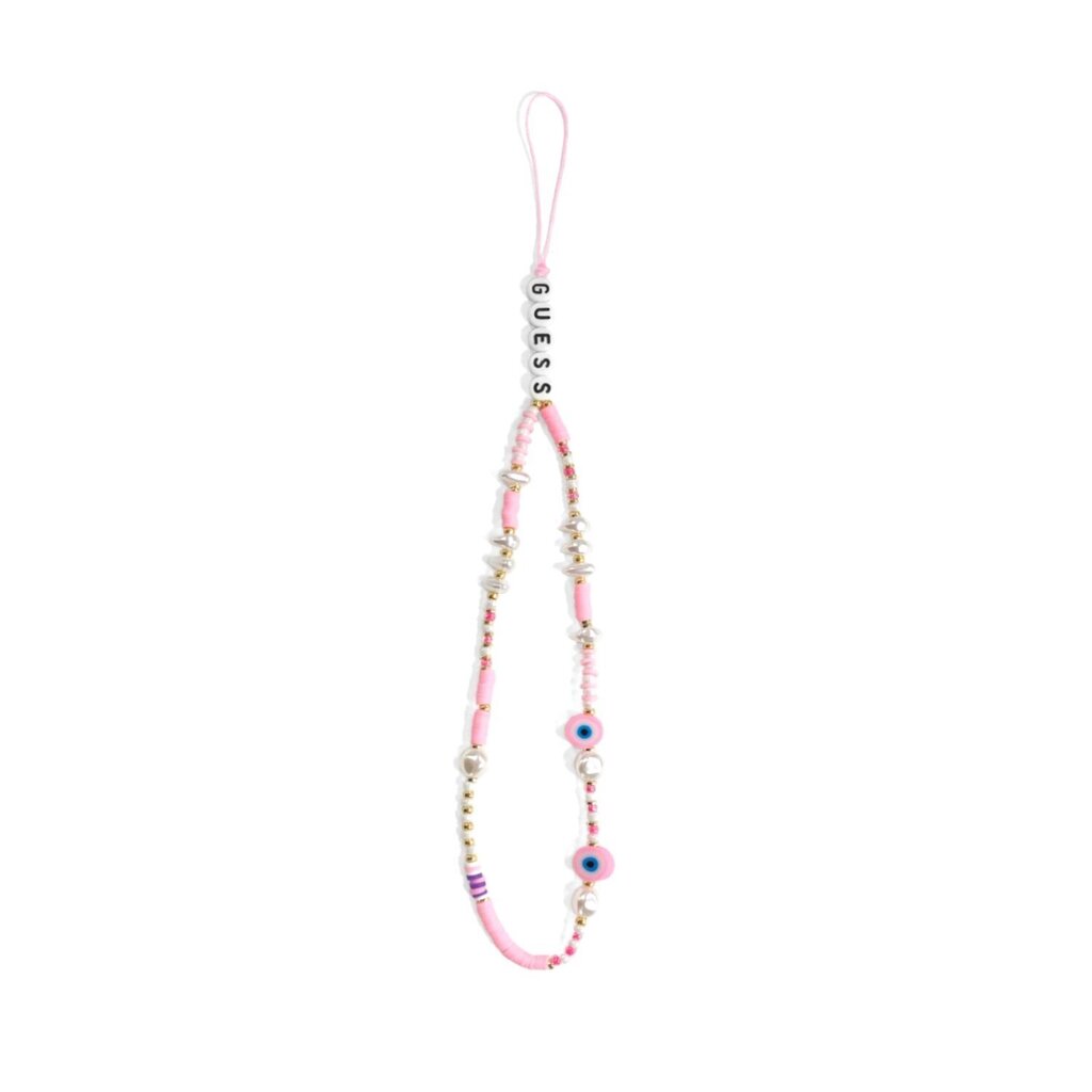 Guess Phone Strap Beads Shell Pink hind ja info | Telefonihoidjad | hansapost.ee