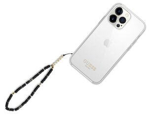 Guess Phone Strap Heishi Beads Black цена и информация | Держатели для телефонов | hansapost.ee